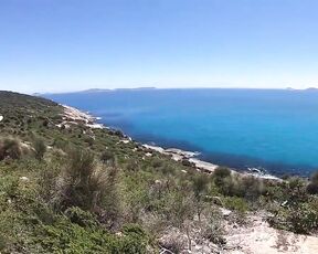 Junges gewagtes amateur paare fickt im Freien in Strandnähe